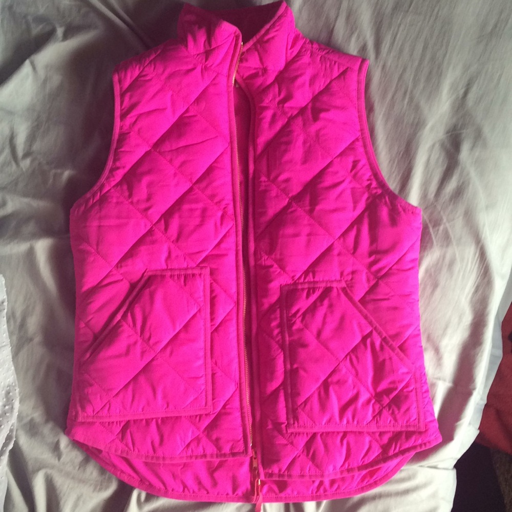 Pink Jcrew Excursion Vest